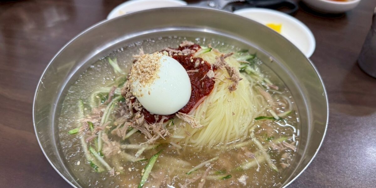 釜山グルメおすすめ　ミルミョン