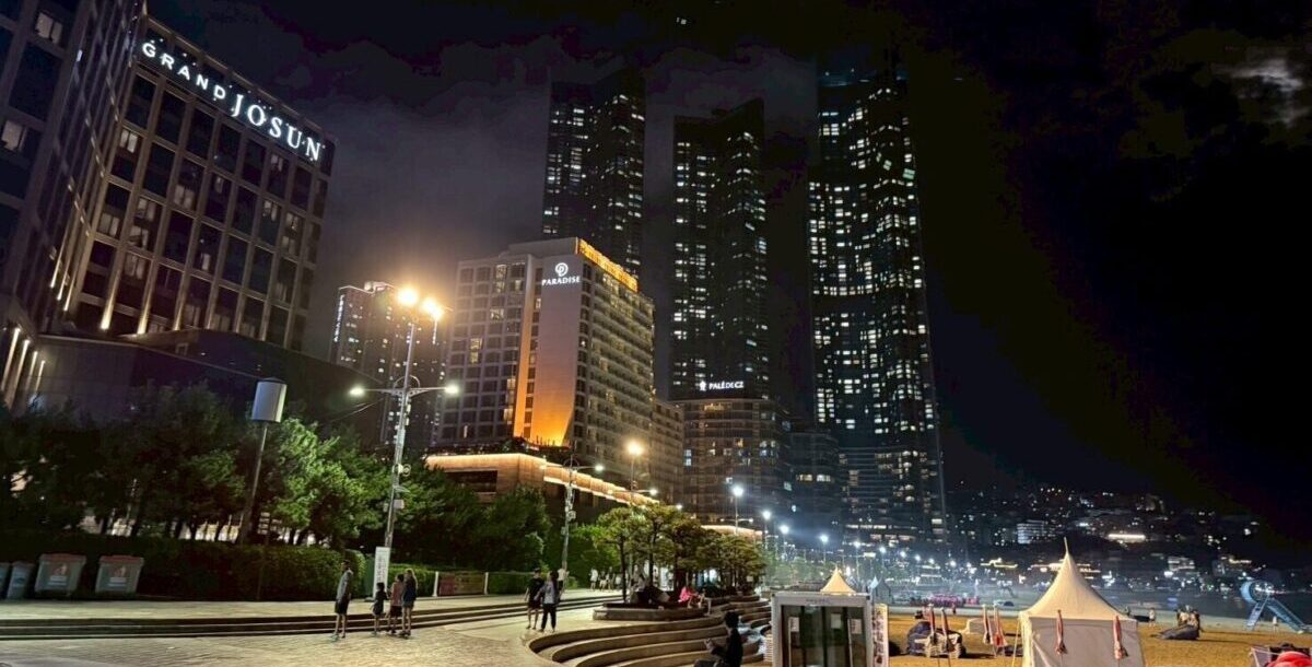 夜の海雲台
