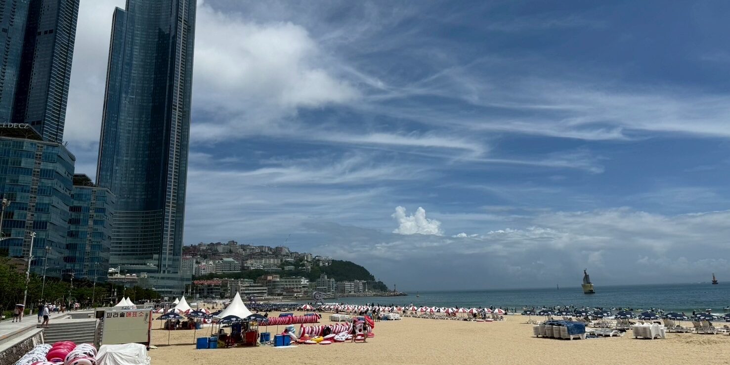 海雲台の海