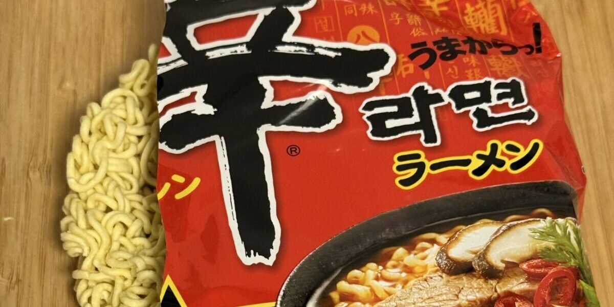 辛ラーメンスープパスタアレンジ